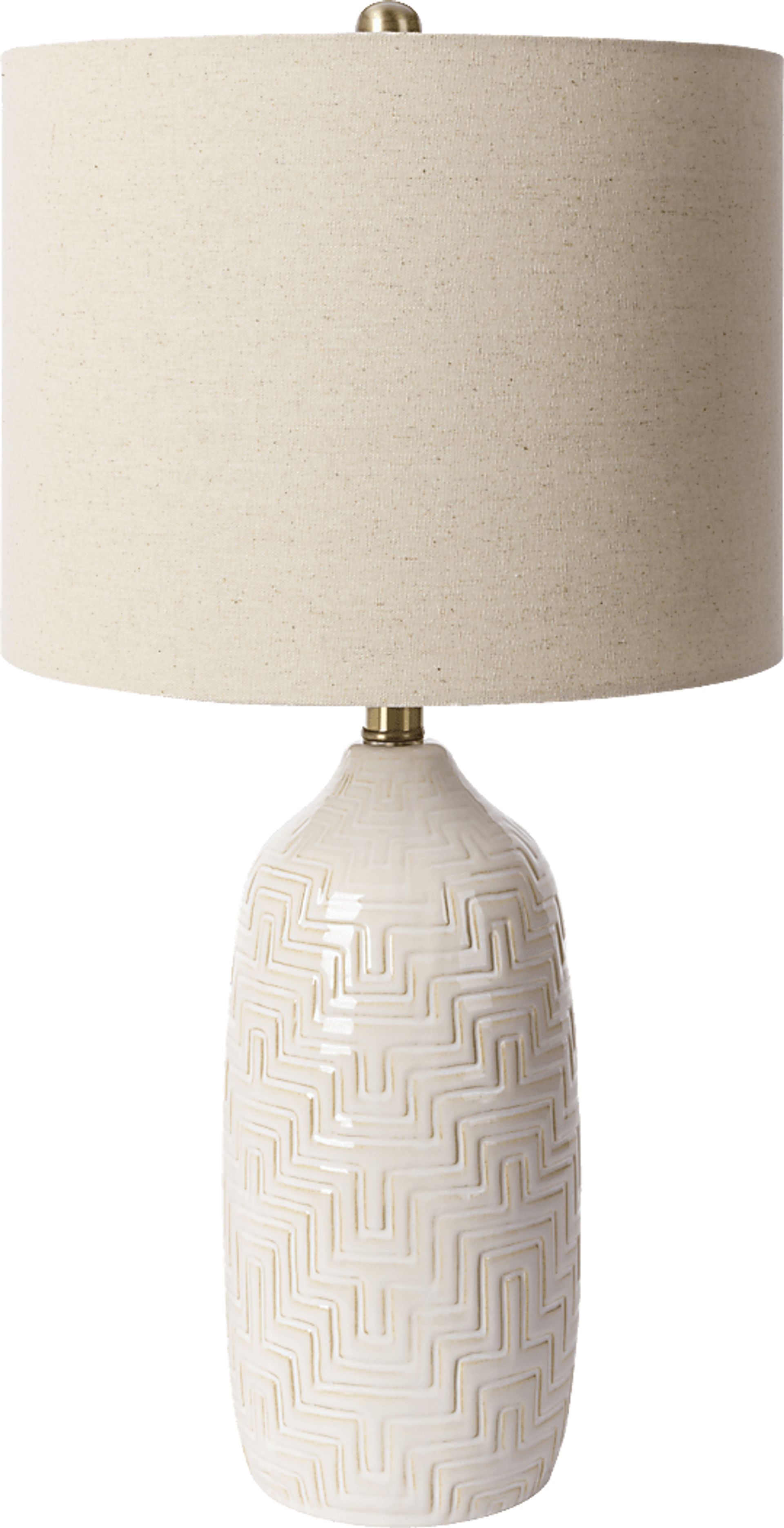 Nuttall Alley White Lamp - Image 1