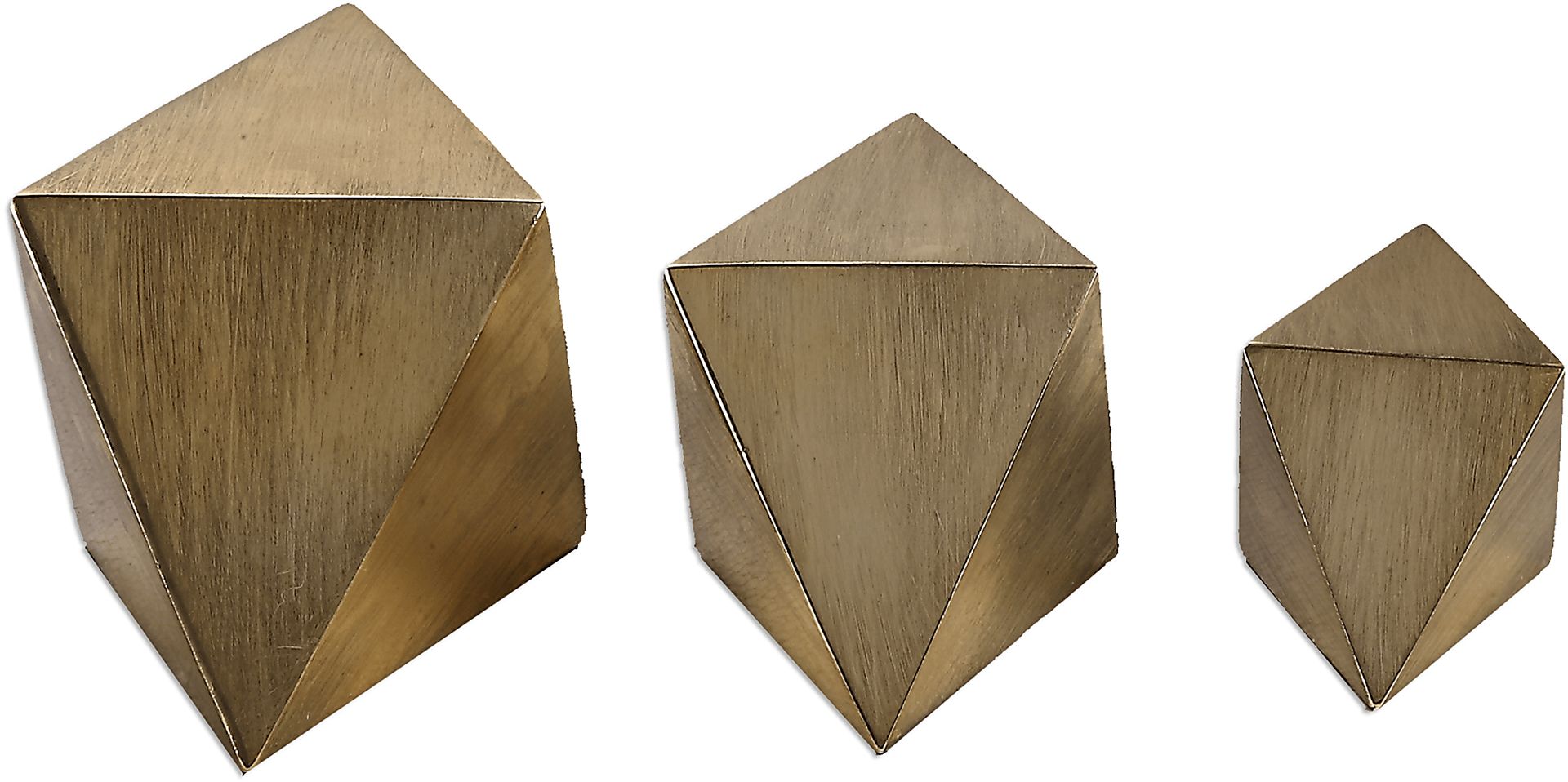 Nuvia Champagne Sculpture, Set of 3 - Image 2