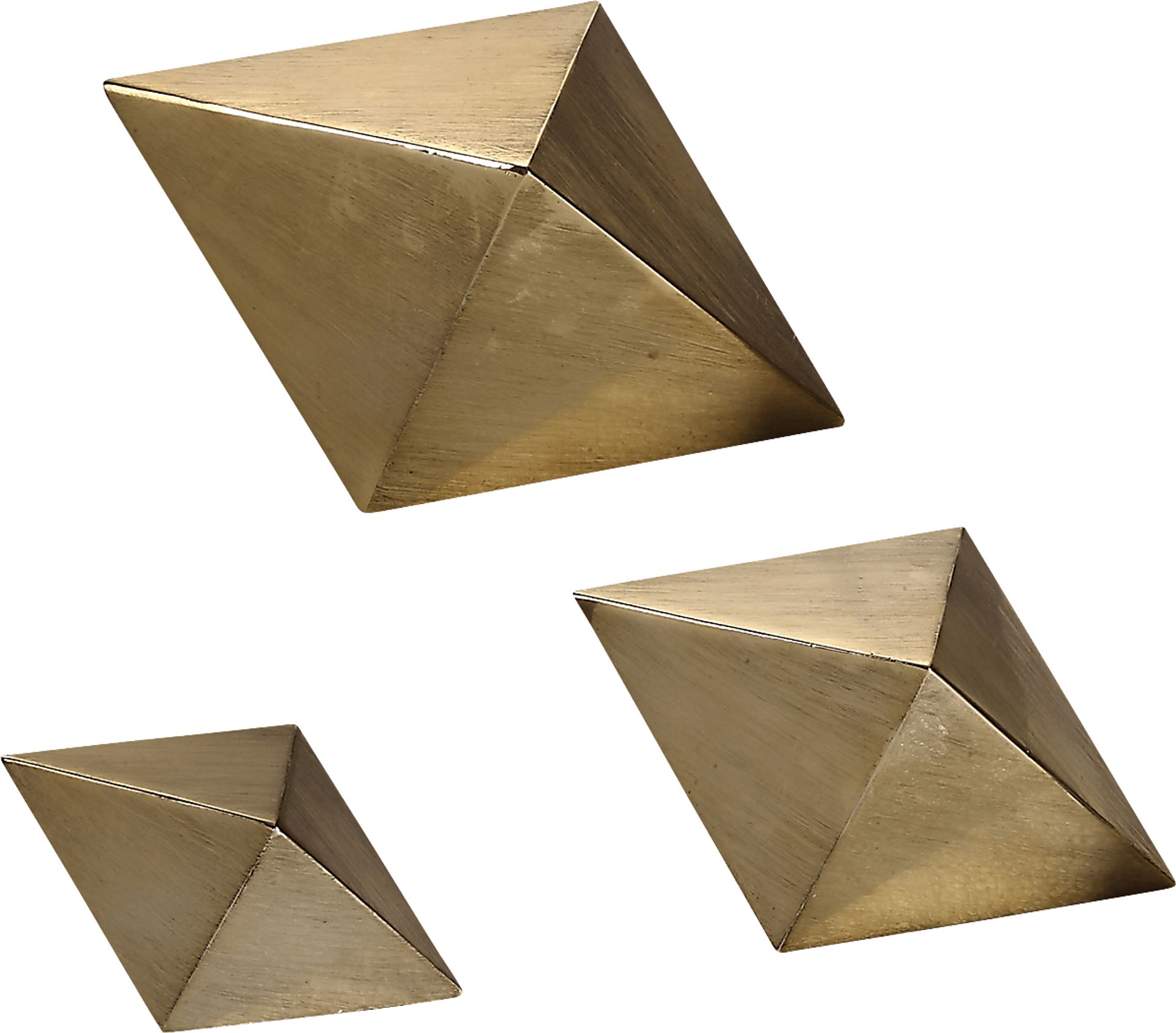 Nuvia Champagne Sculpture, Set of 3 - Image 1