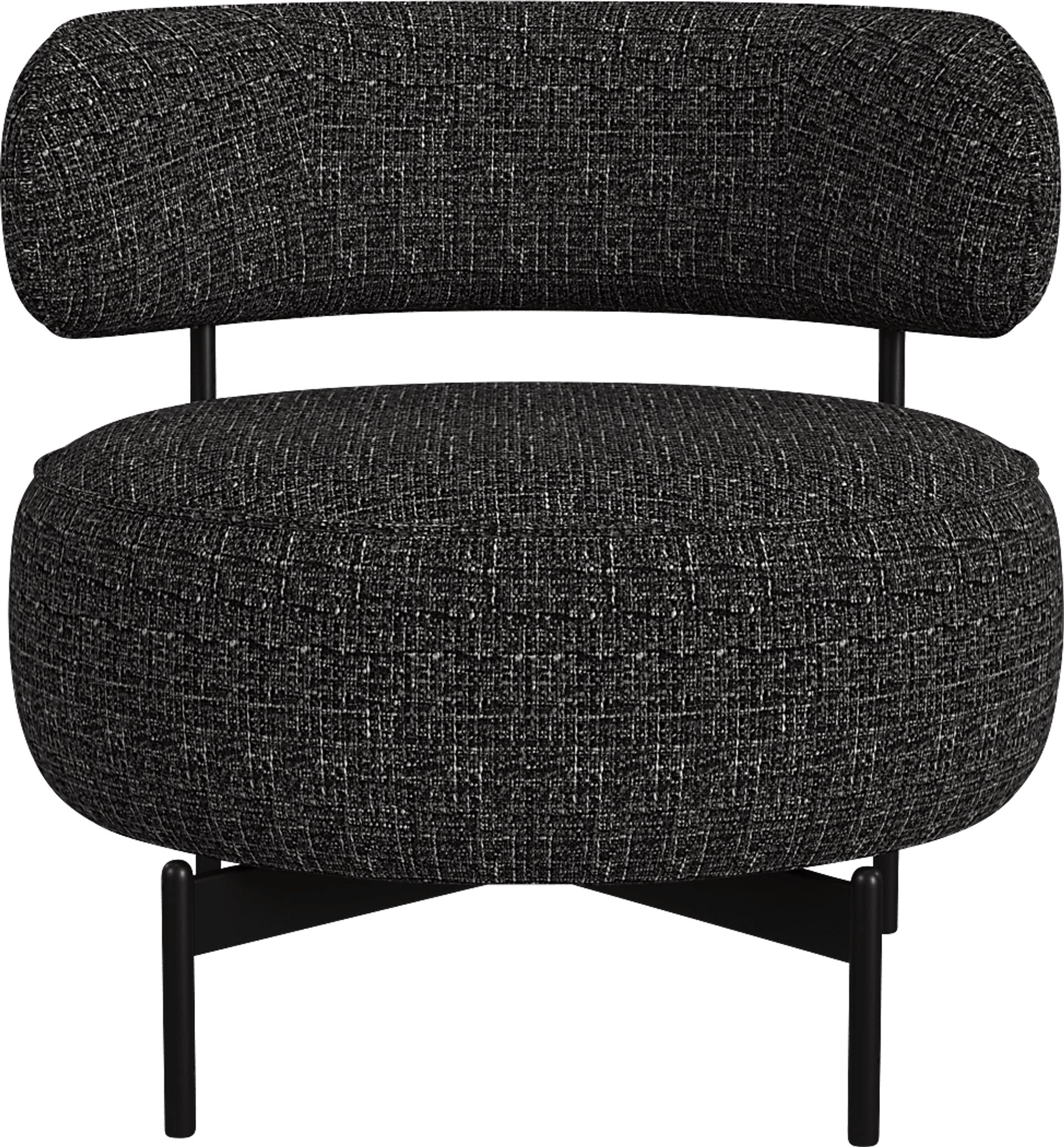 Nvart Black Swivel Accent Chair - Image 4
