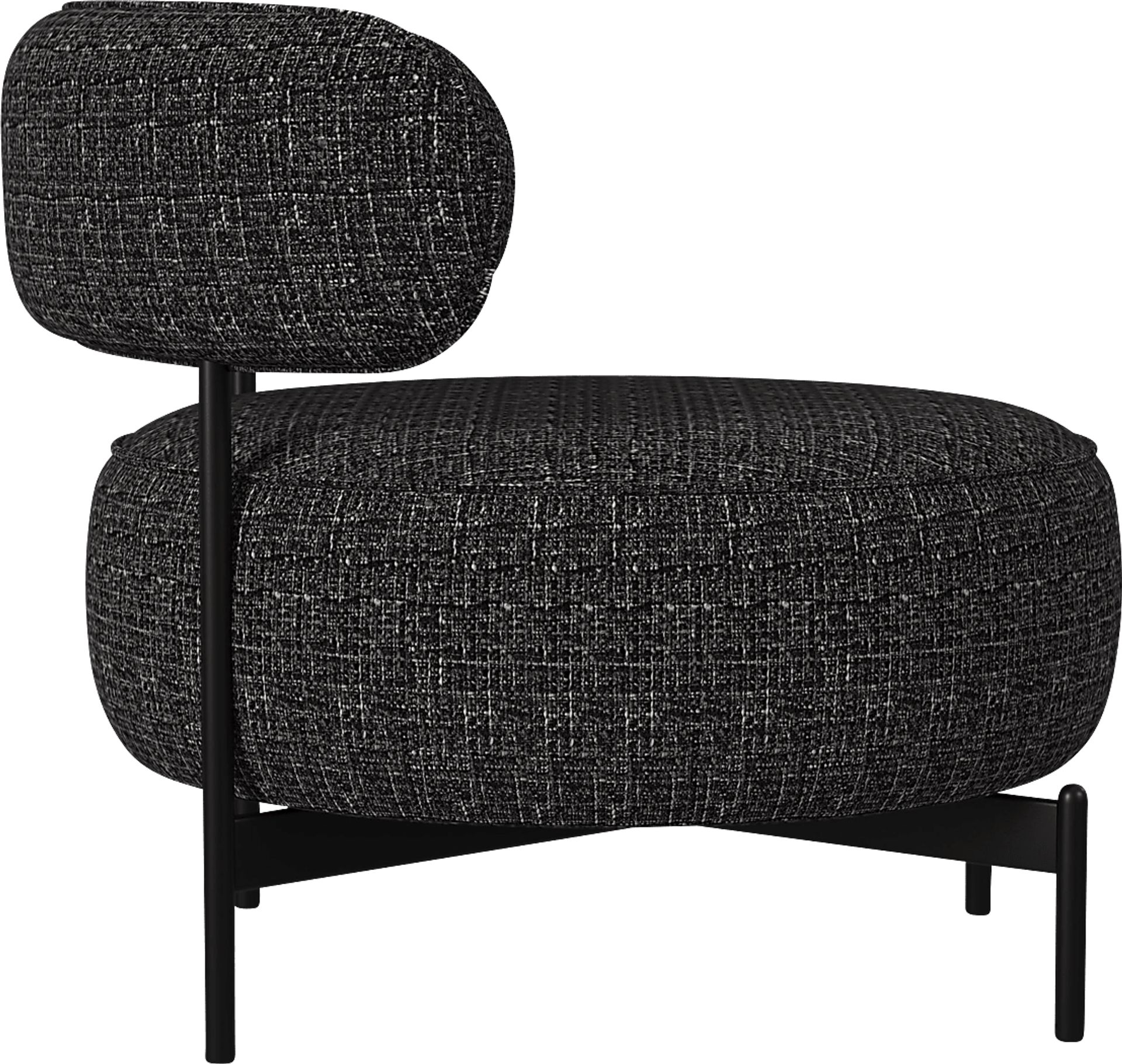 Nvart Black Swivel Accent Chair - Image 6