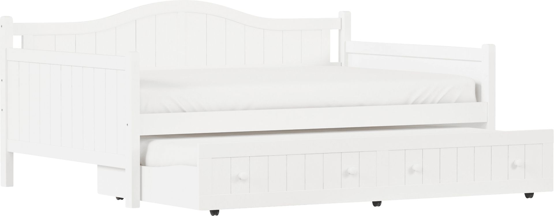 Nyala White Full Daybed with Frame - Image 8
