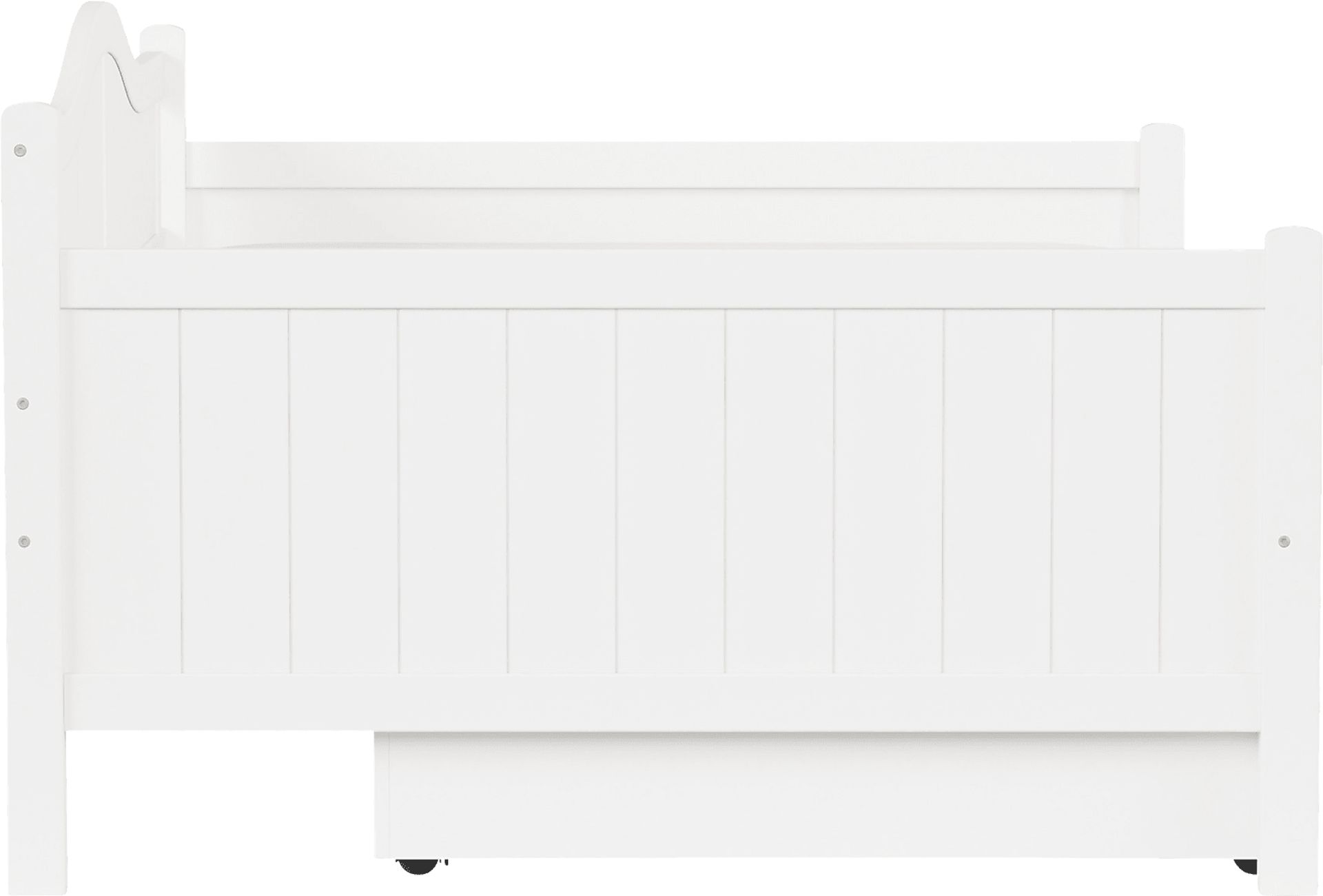 Nyala White Full Daybed with Frame - Image 10