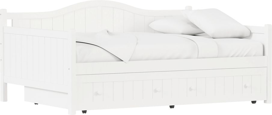 Nyala White Full Daybed with Frame