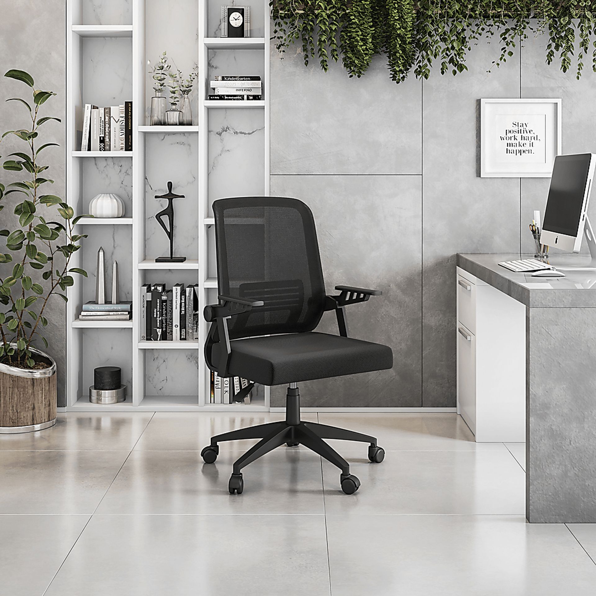 Nyamire Black Office Chair - Image 2