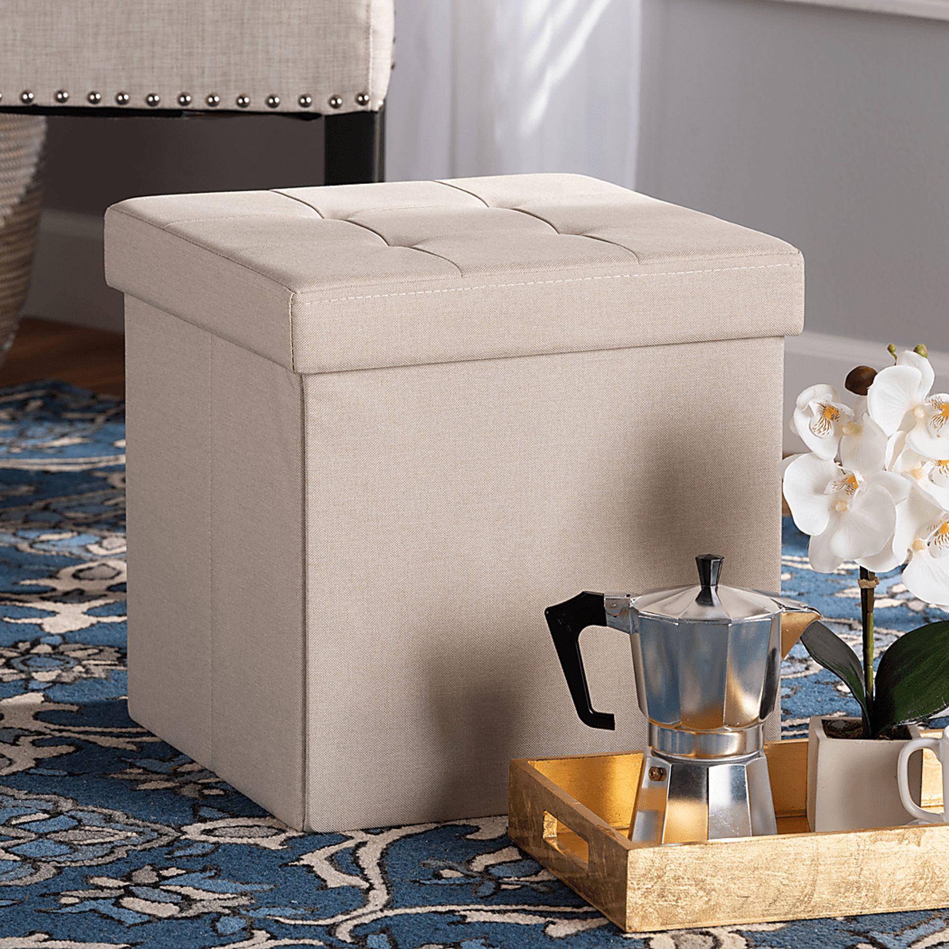 Nyanza Beige Ottoman - Image 5