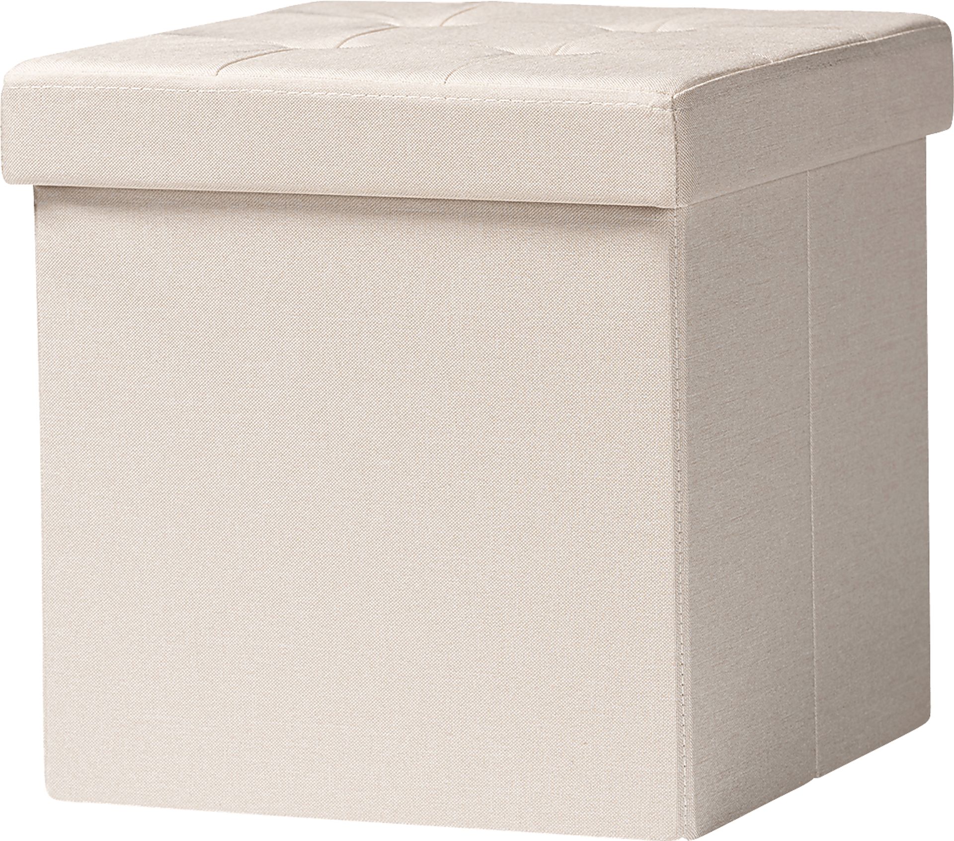 Nyanza Beige Ottoman - Image 1