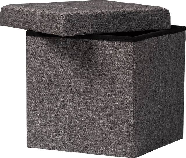 Nyanza Dark Gray Otoman - Thumbnail - Image 2