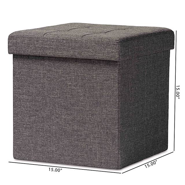 Nyanza Dark Gray Otoman - Thumbnail - Image 7