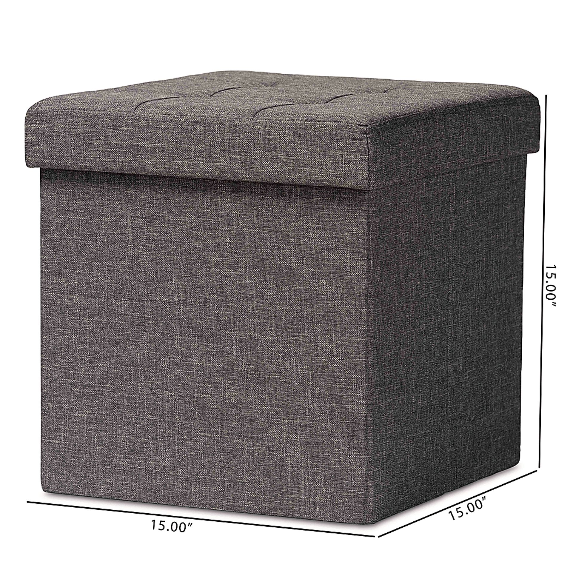 Nyanza Dark Gray Otoman - Image 7