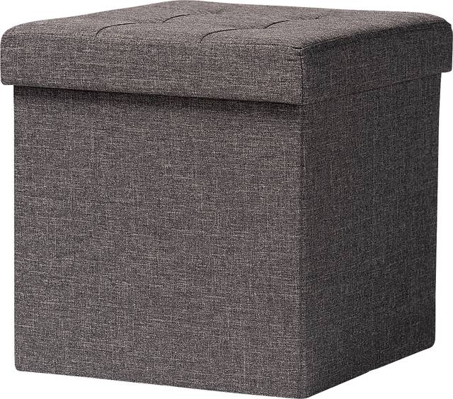Nyanza Dark Gray Otoman - Thumbnail - Image 1