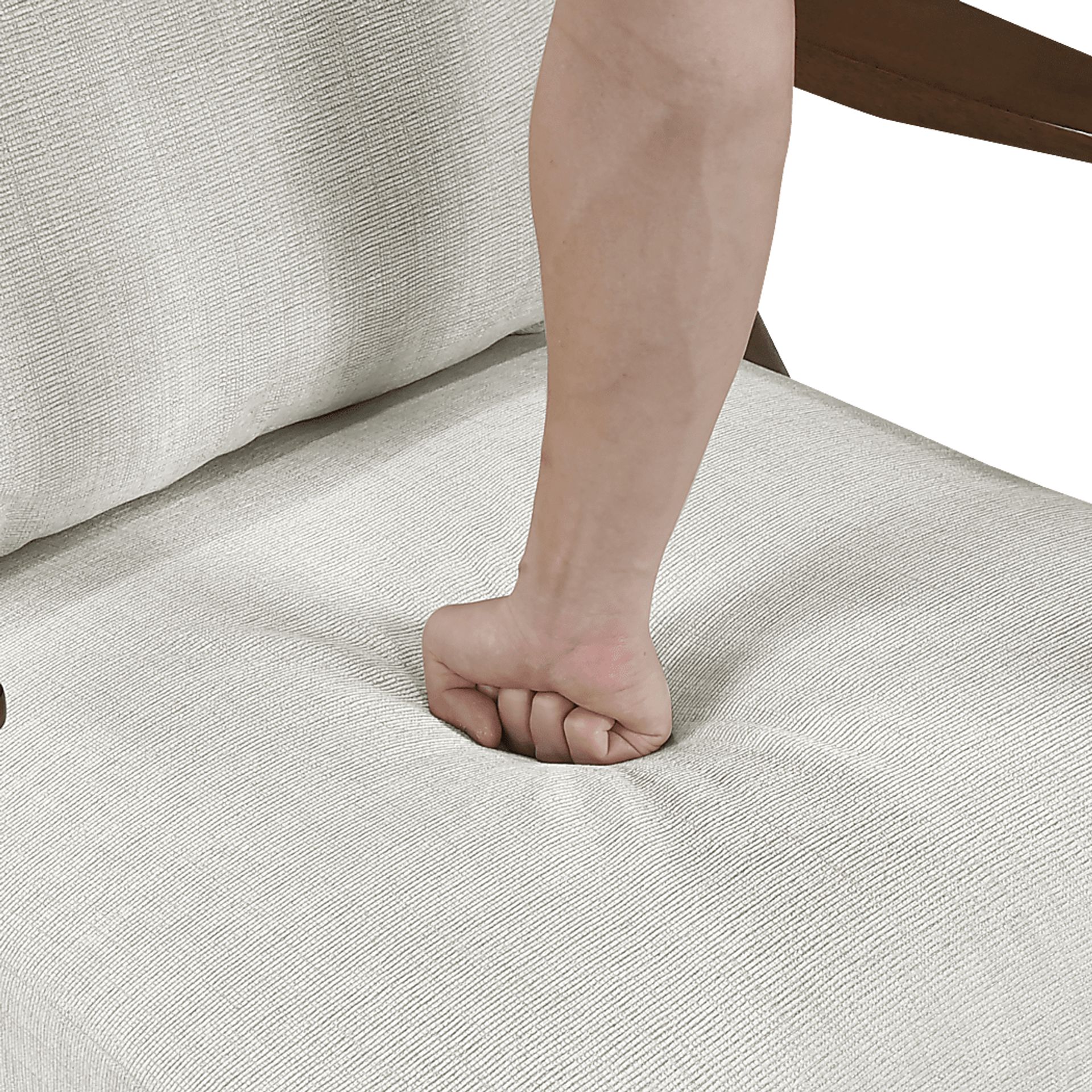 Nycio Beige Accent Chair - Image 7