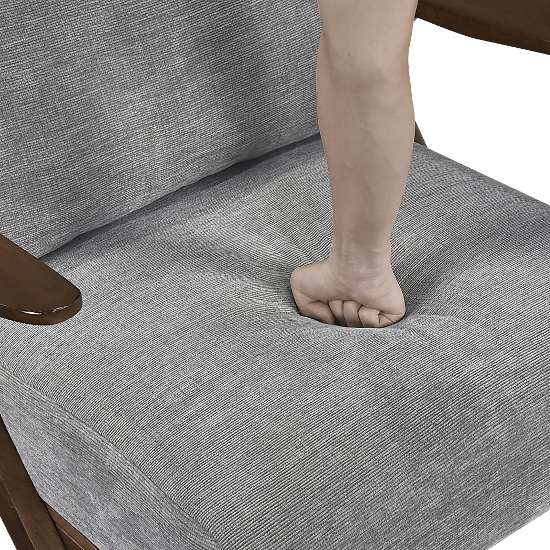 Nycio Gray Accent Chair - Image 7