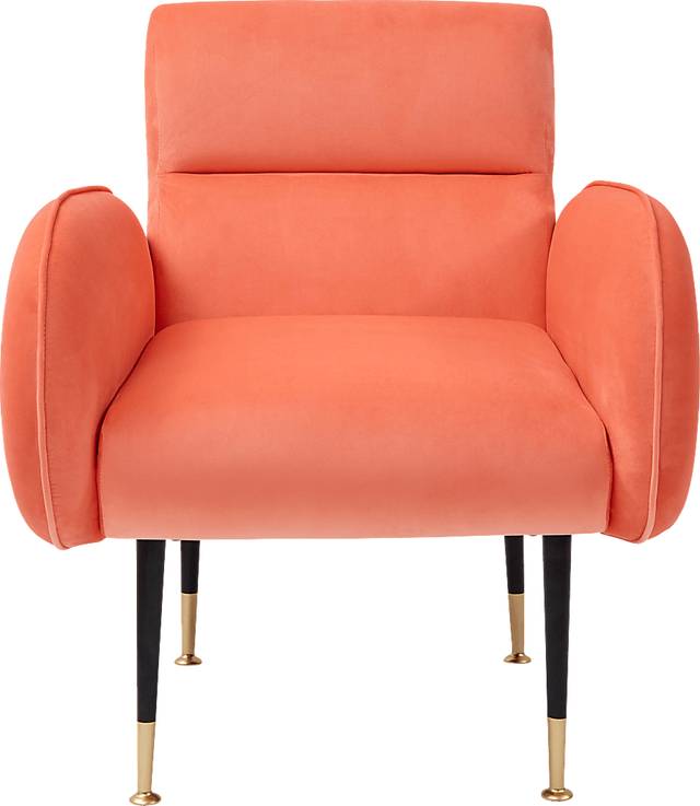 Nyelee Coral Accent Chair - Thumbnail - Image 2