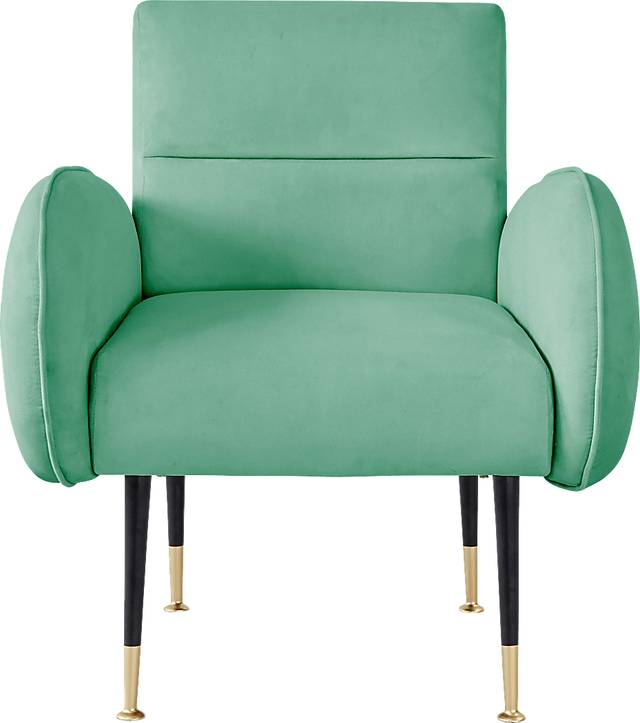 Nyelee Mint Accent Chair - Thumbnail - Image 2