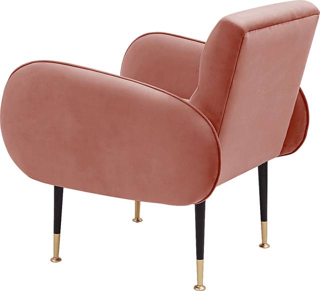 Nyelee Salmon Accent Chair - Thumbnail - Image 4