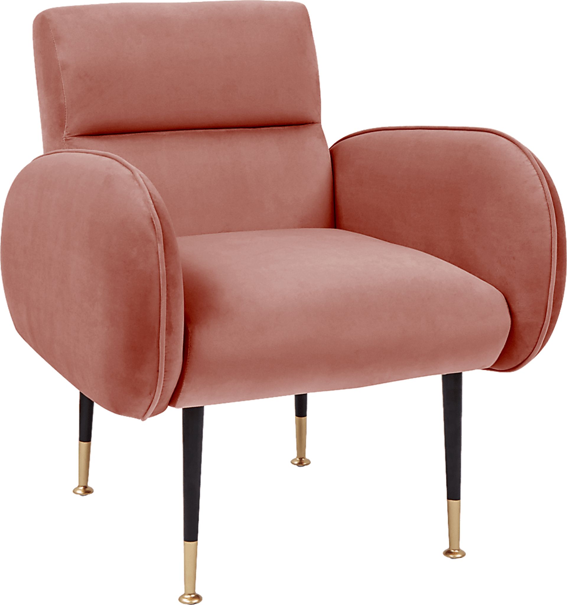 Nyelee Salmon Accent Chair - Image 1