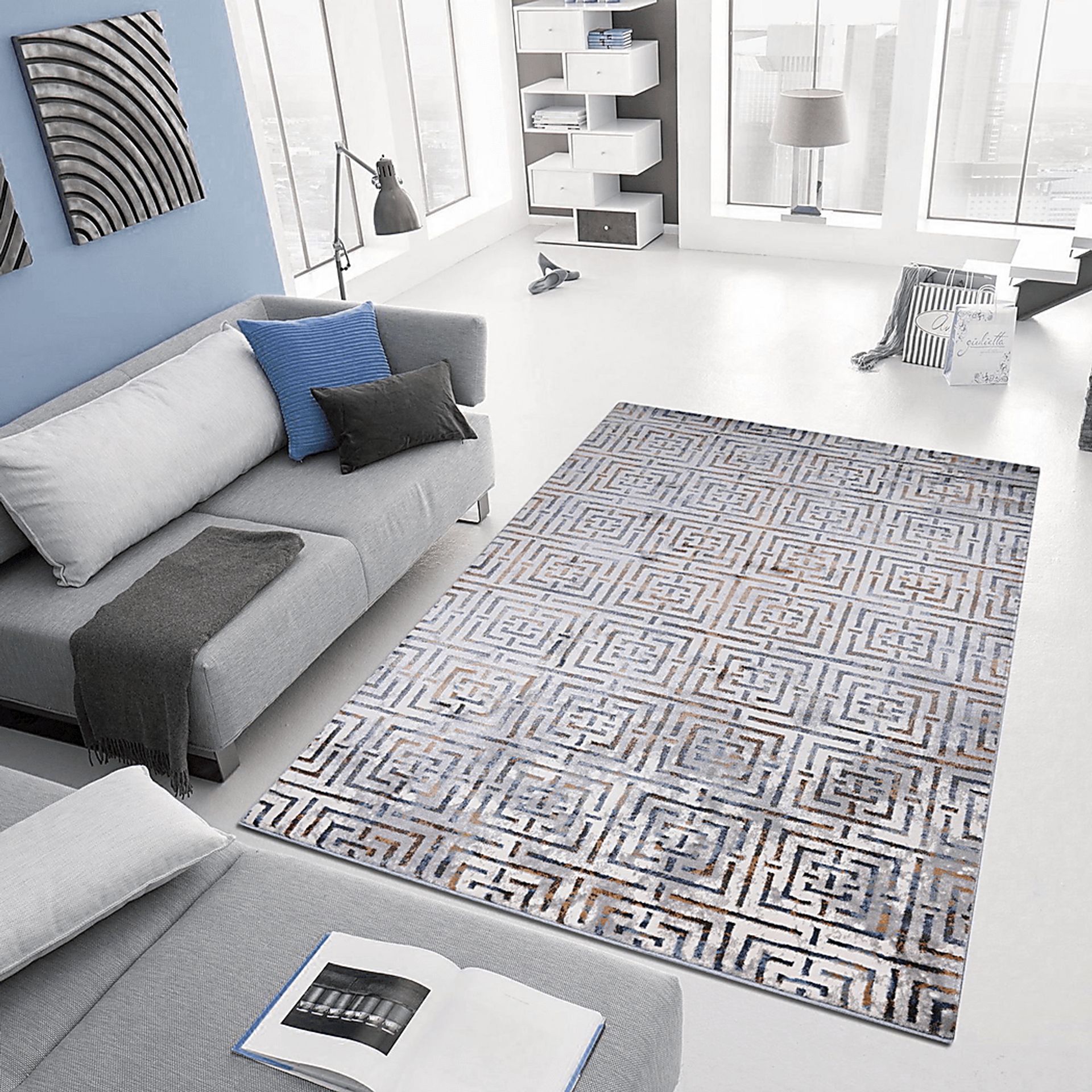 Nyewood Gray 5'3 x 7'6 Rug - Image 2