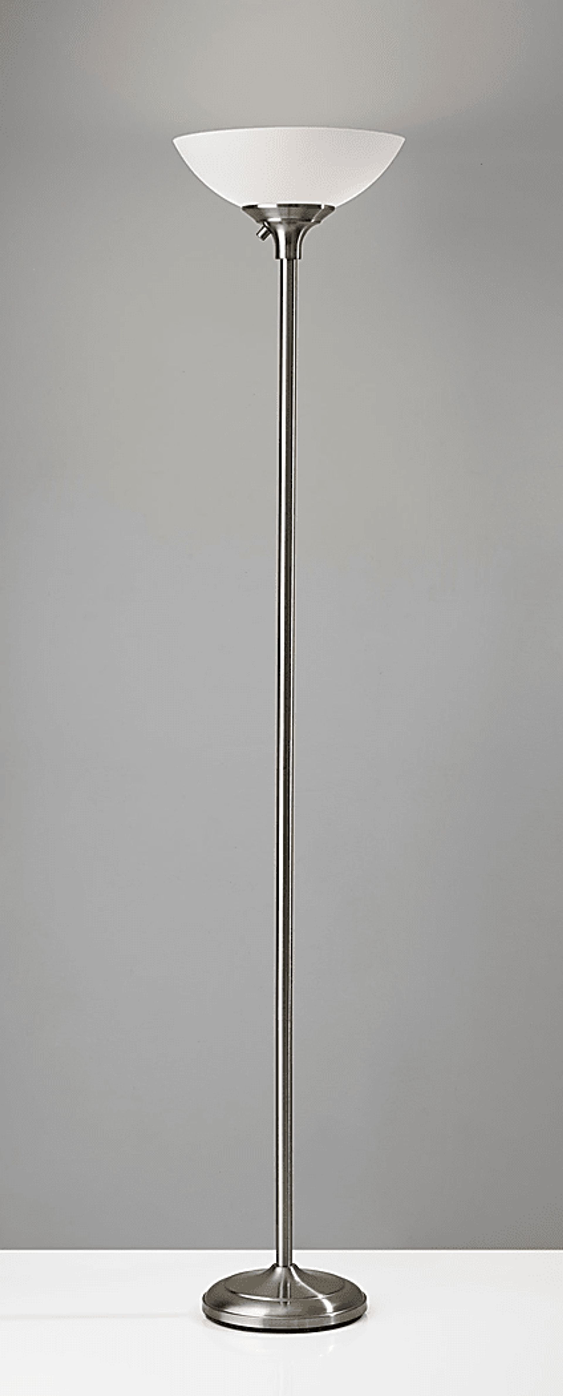 Nyko Silver Floor Lamp - Image 2