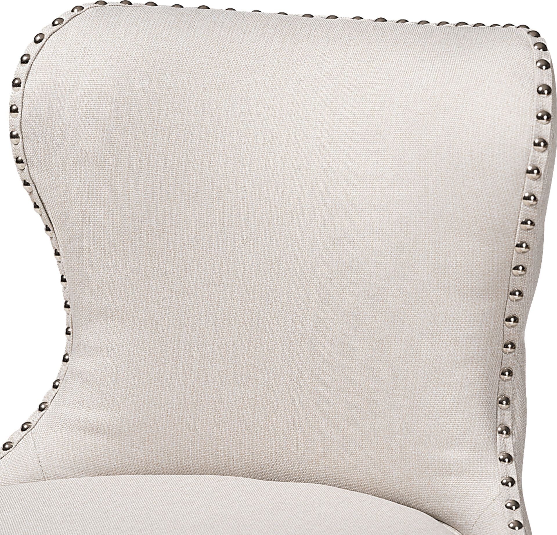 Nylic Beige Swivel Counter Stool, Set of 2 - Image 6