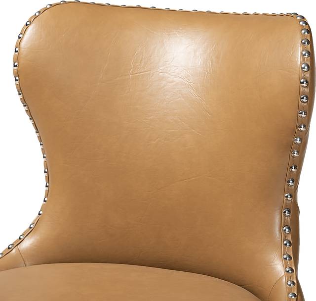 Nylic Tan Swivel Counter Stool, Set of 2 - Thumbnail - Image 6