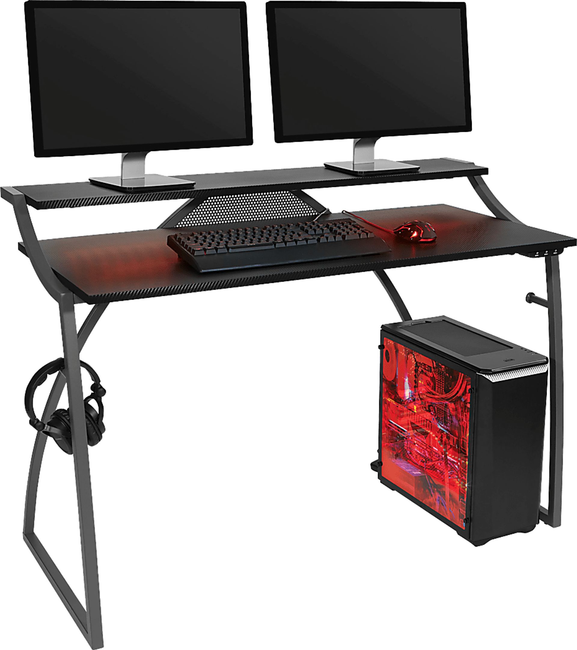 Nyota Black Gaming Desk - Image 8