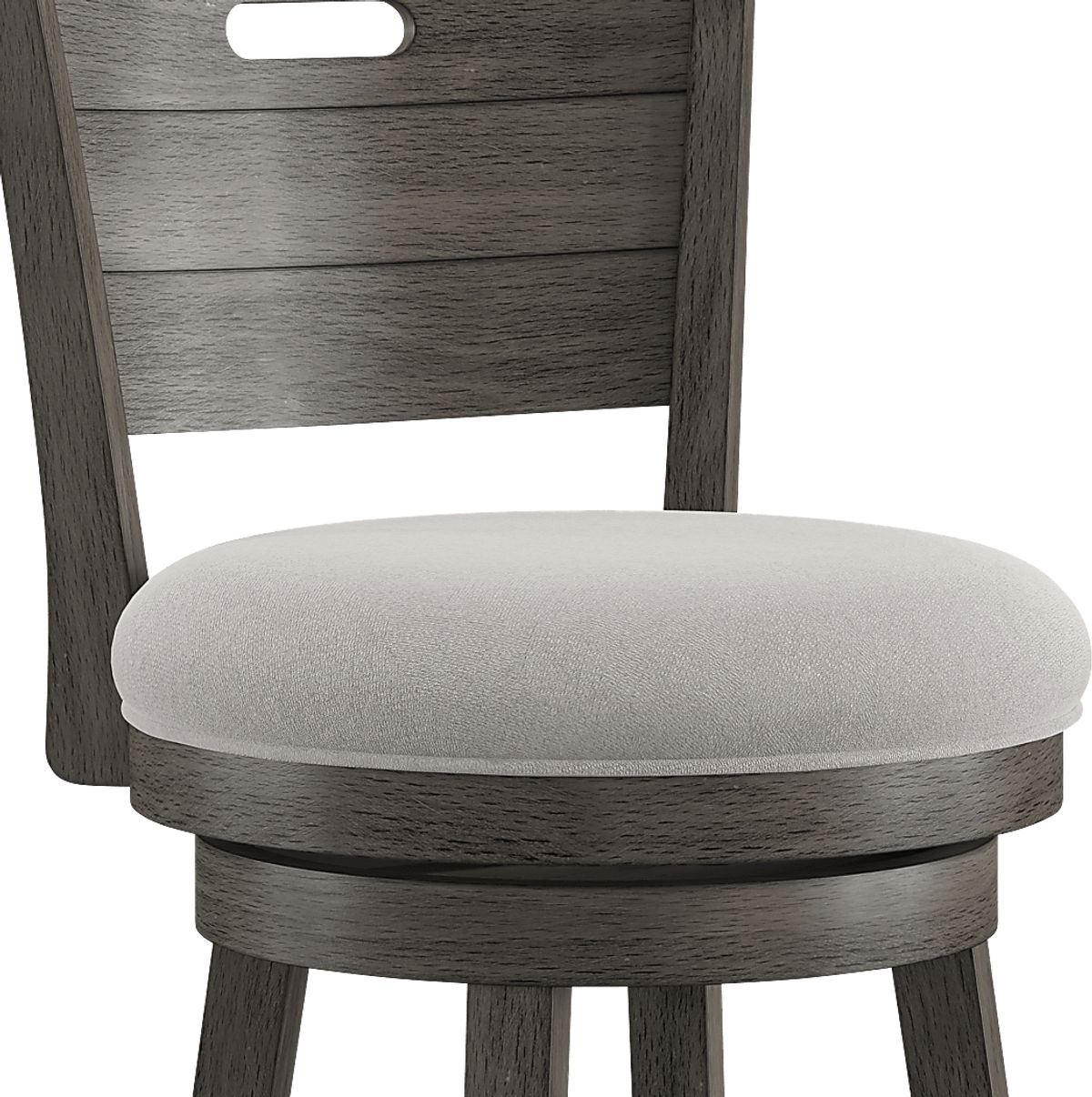 Nysa Dark Gray Metal Barstool | Rooms to Go