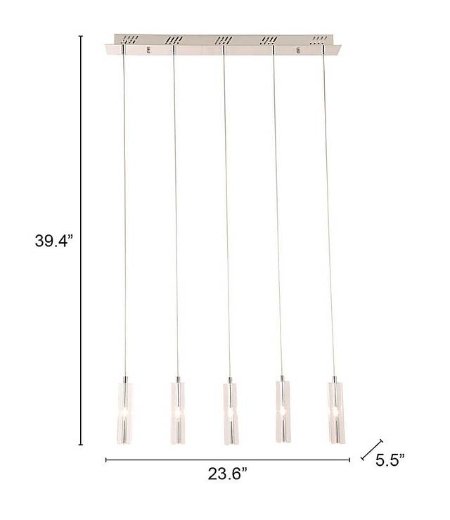 Oak Leaf Court Clear Pendant - Thumbnail - Image 5