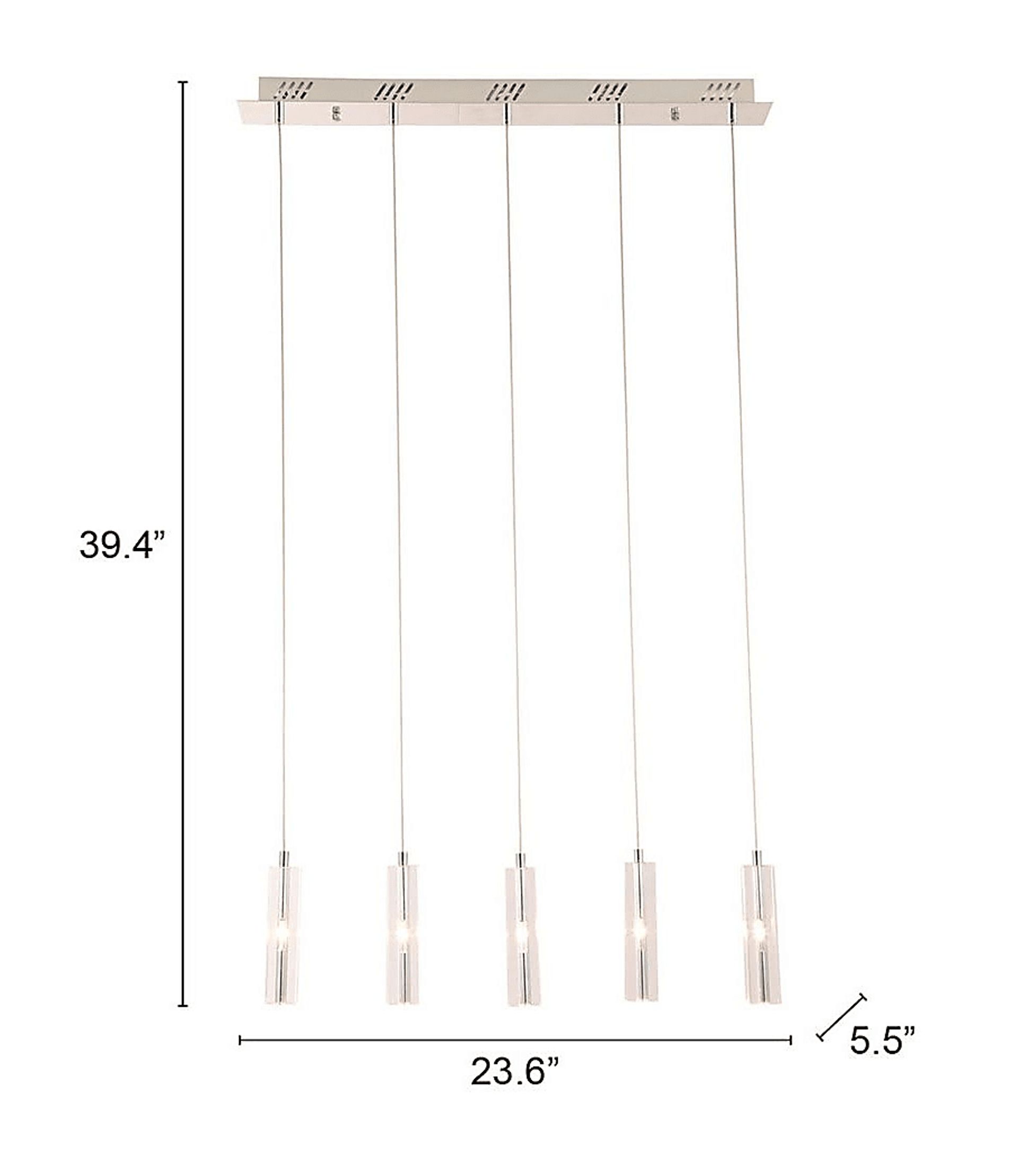 Oak Leaf Court Clear Pendant - Image 5