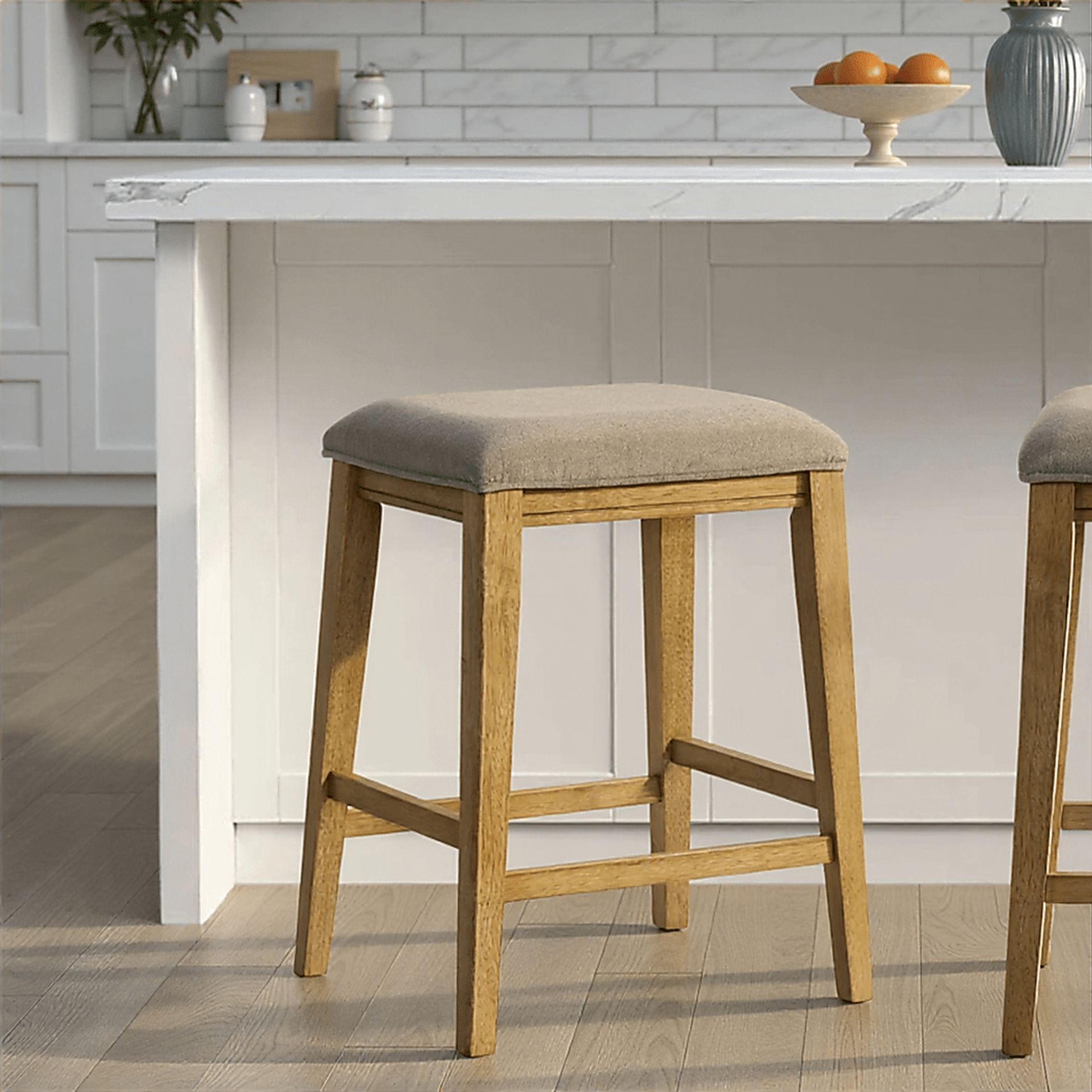 Oakcona Brown Counter Height Stool - Image 2