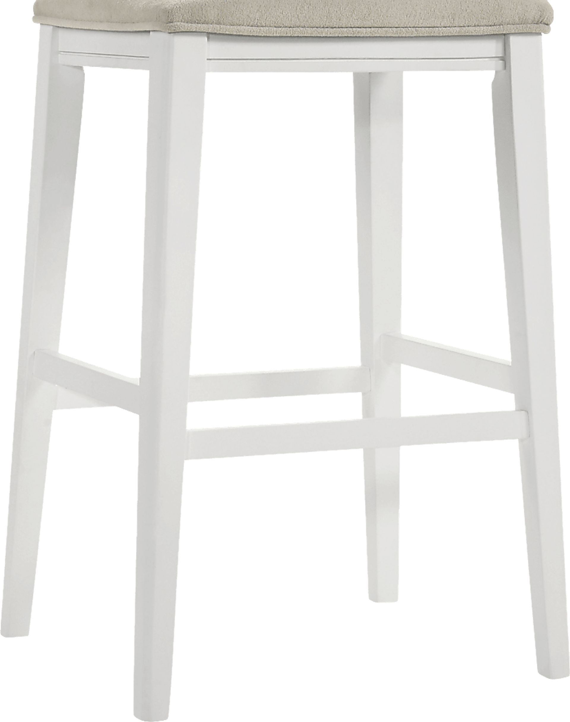 Oakcona White Barstool - Image 3