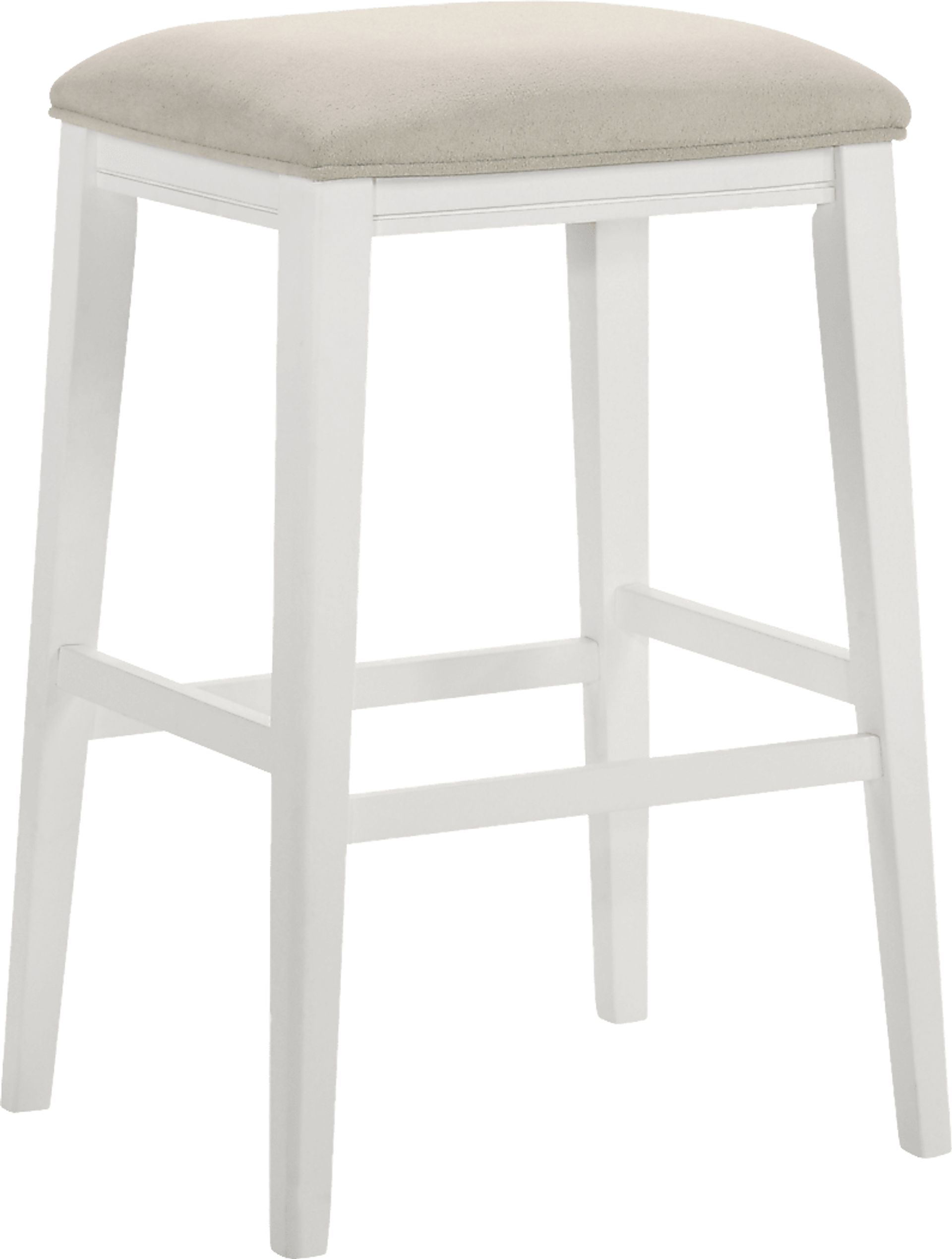 Oakcona White Barstool - Image 1