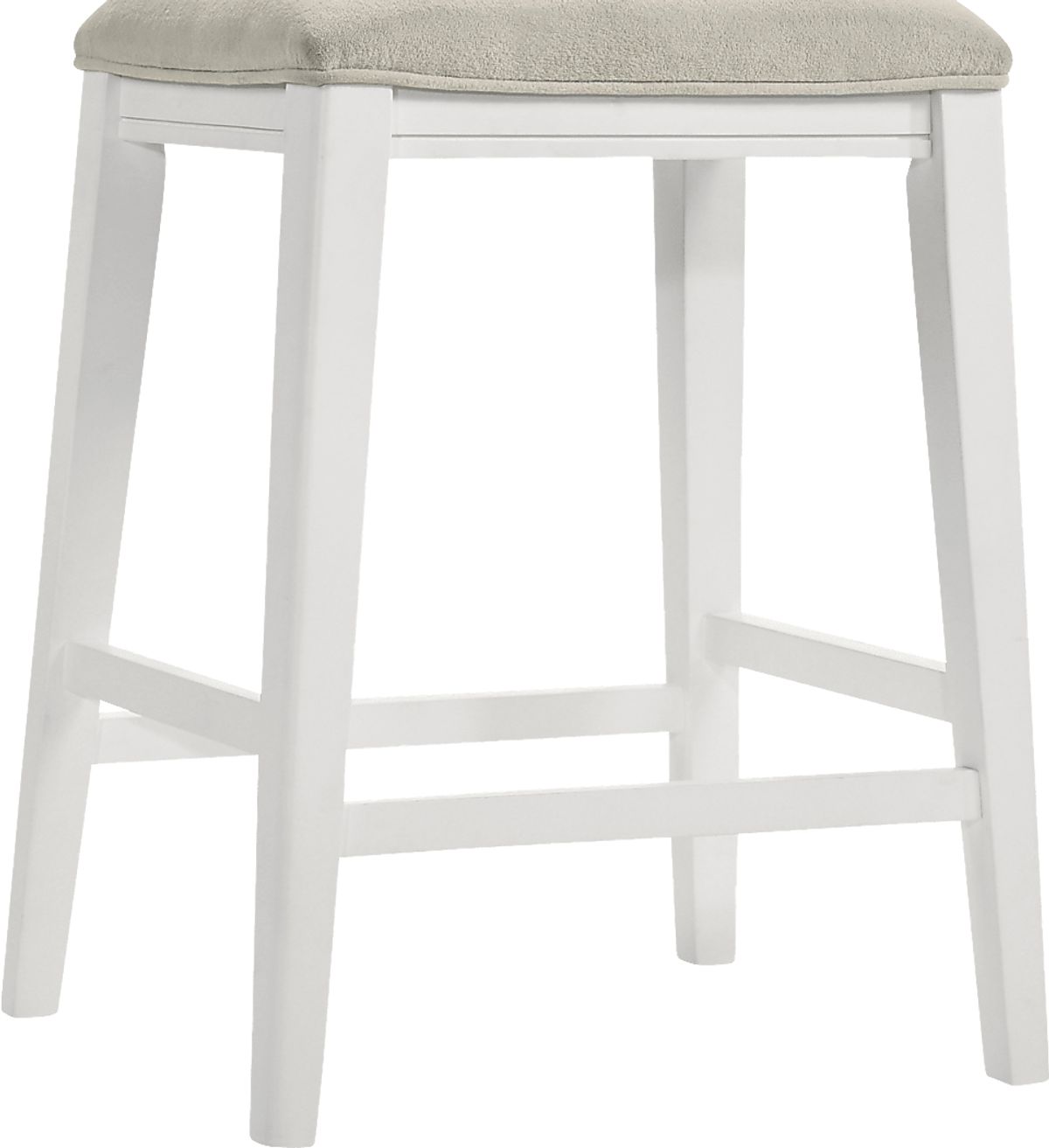 Oakcona White Fabric Counter Stool | Rooms to Go