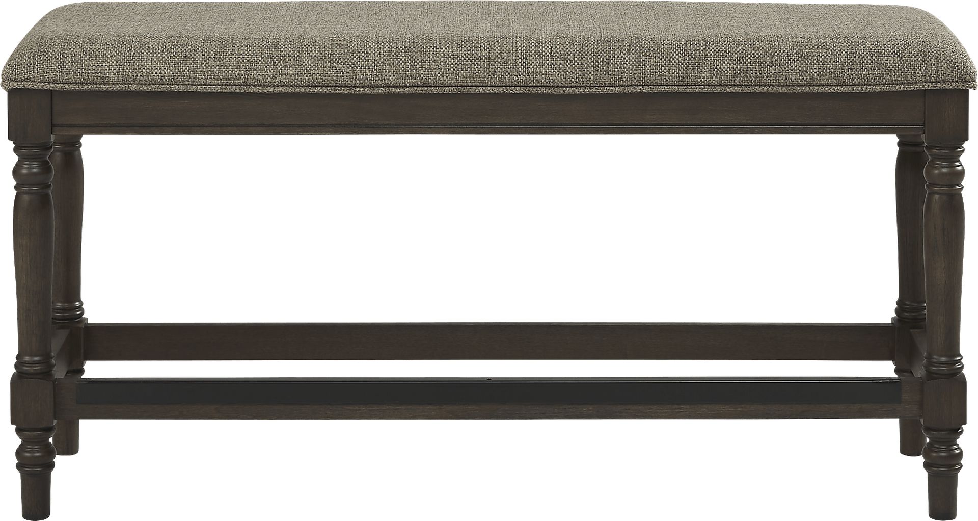 Oakdale Brown Counter Height Bench - Image 2