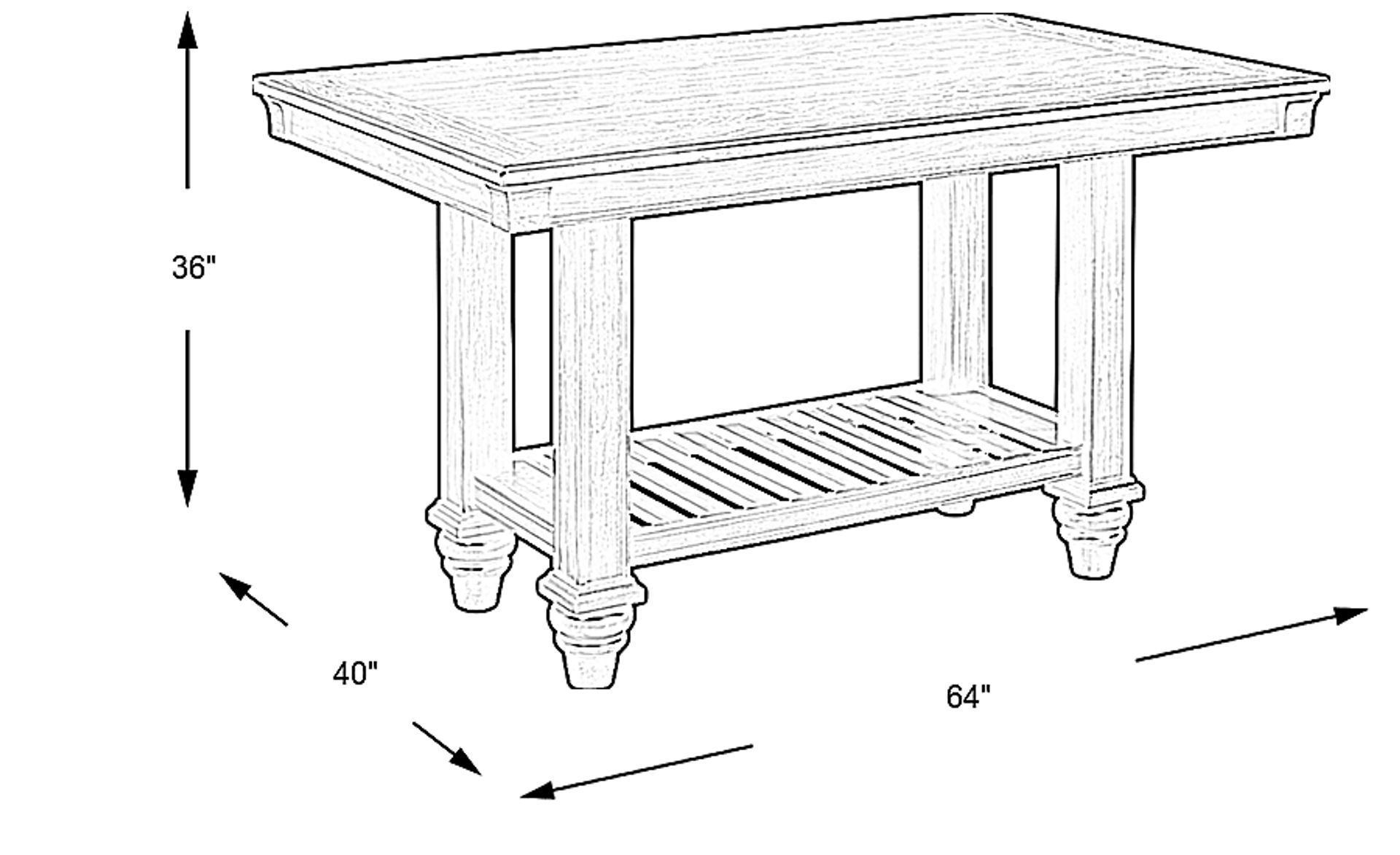 Dimension Image. Please refer to the Dimension Tab on this page for dimension details.