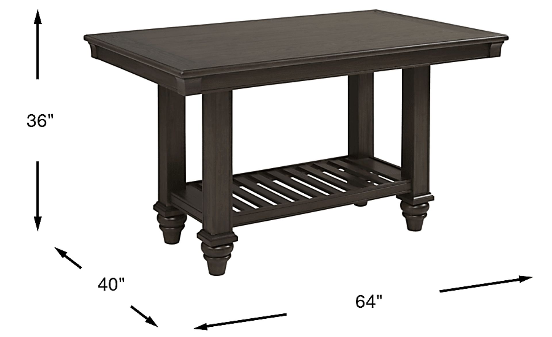 Dimension Image. Please refer to the Dimension Tab on this page for dimension details.