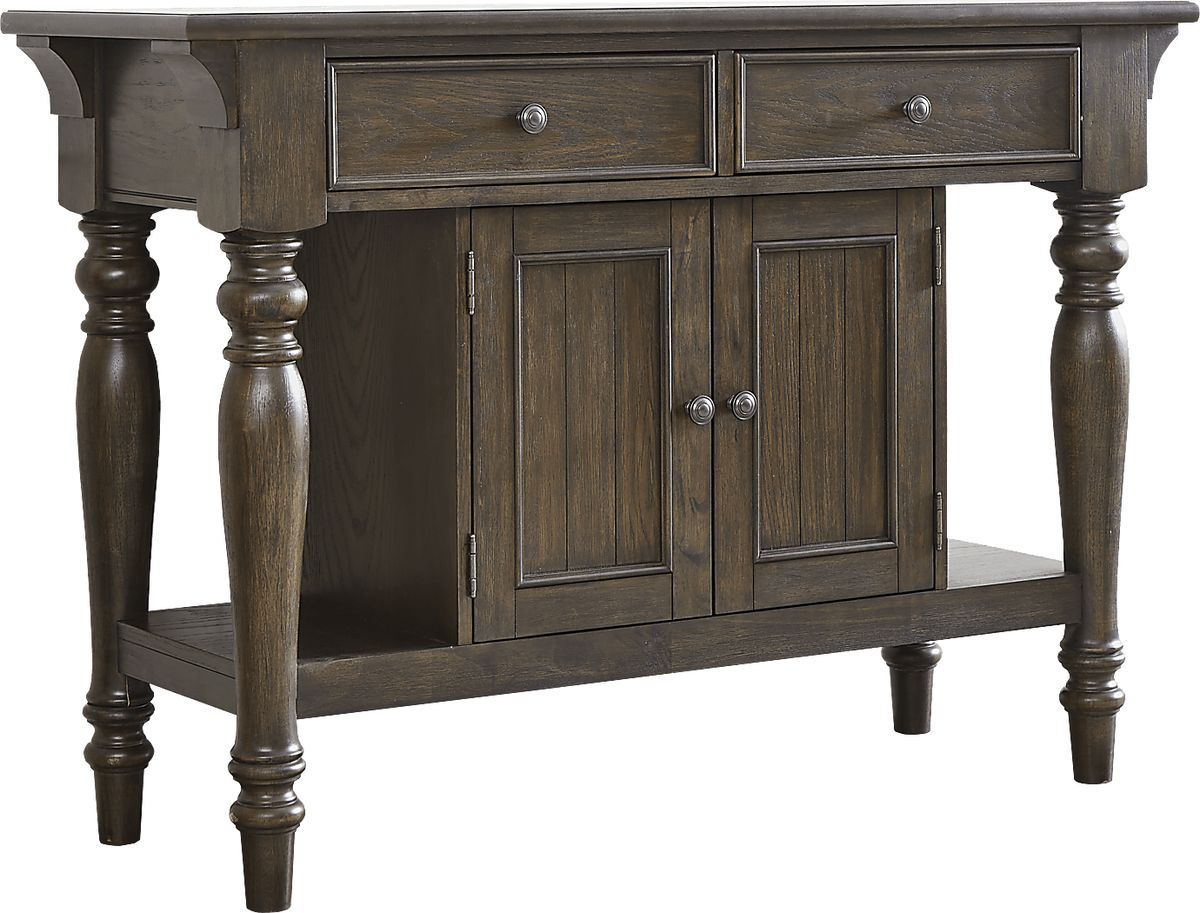 Oakdale Brown Dark Wood Server Rooms to Go