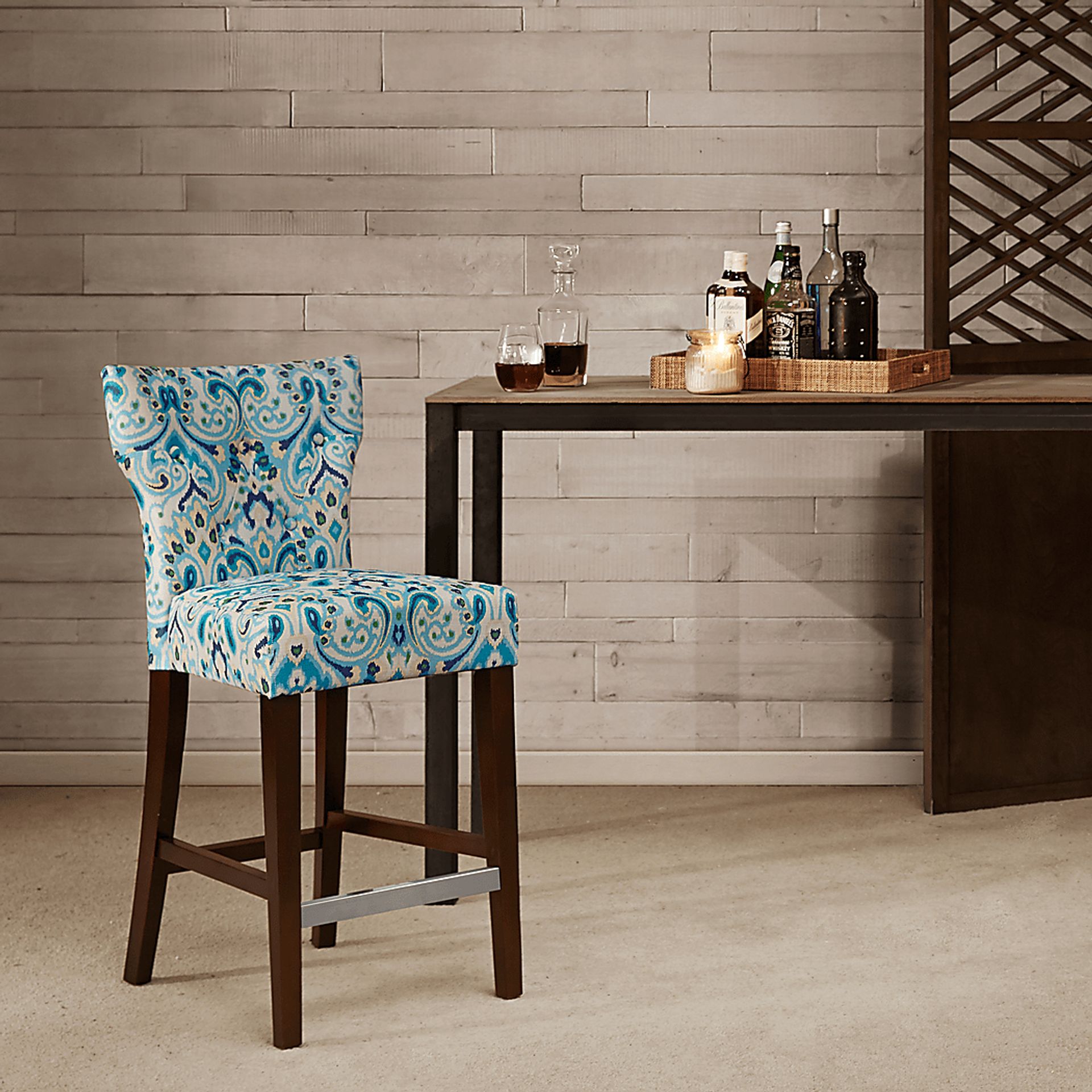 Oakendell Blue Counter Height Stool - Image 8
