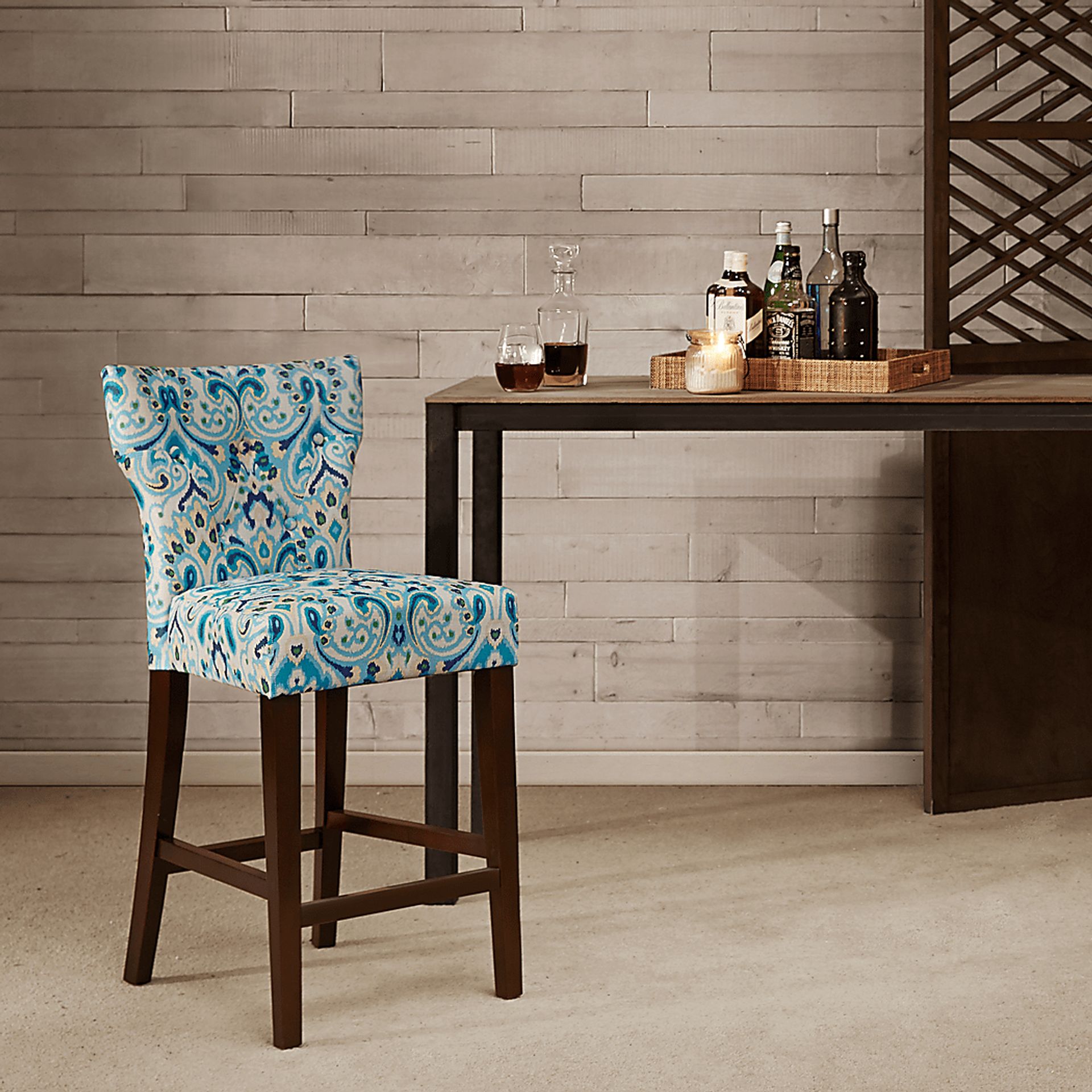 Oakendell Blue Counter Height Stool - Image 9