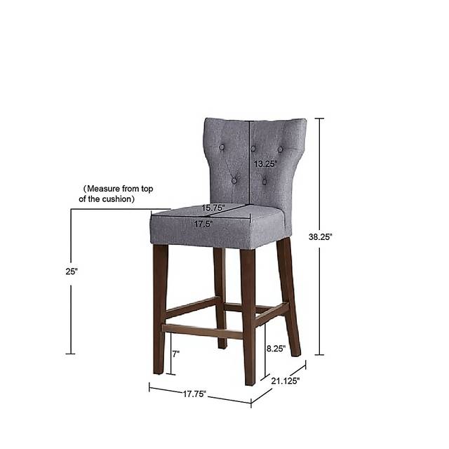 Oakendell Gray Counter Height Stool - Thumbnail - Image 6