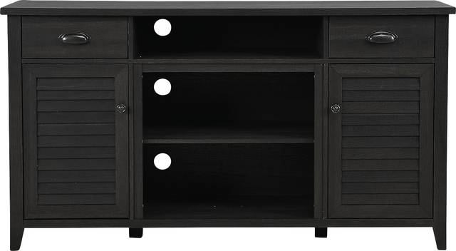 Oakenwald Black 60 in. Console - Thumbnail - Image 2