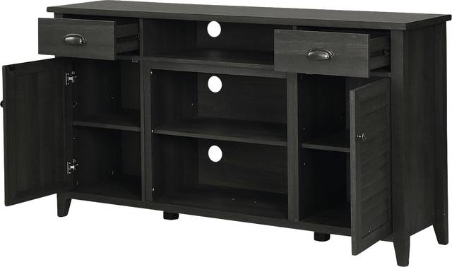 Oakenwald Black 60 in. Console - Thumbnail - Image 3