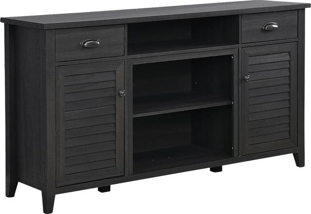 Oakenwald Black 60 in. Console - Thumbnail - Image 1