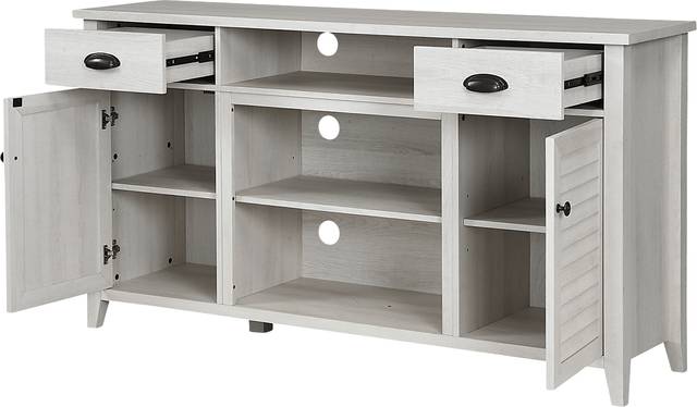 Oakenwald White 60 in. Console - Thumbnail - Image 3