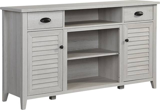 Oakenwald White 60 in. Console - Thumbnail - Image 1