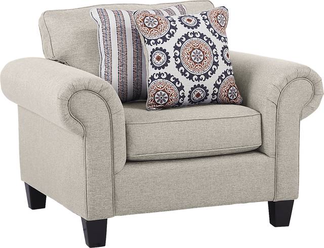 Oakhurst Beige Chair - Thumbnail - Image 1