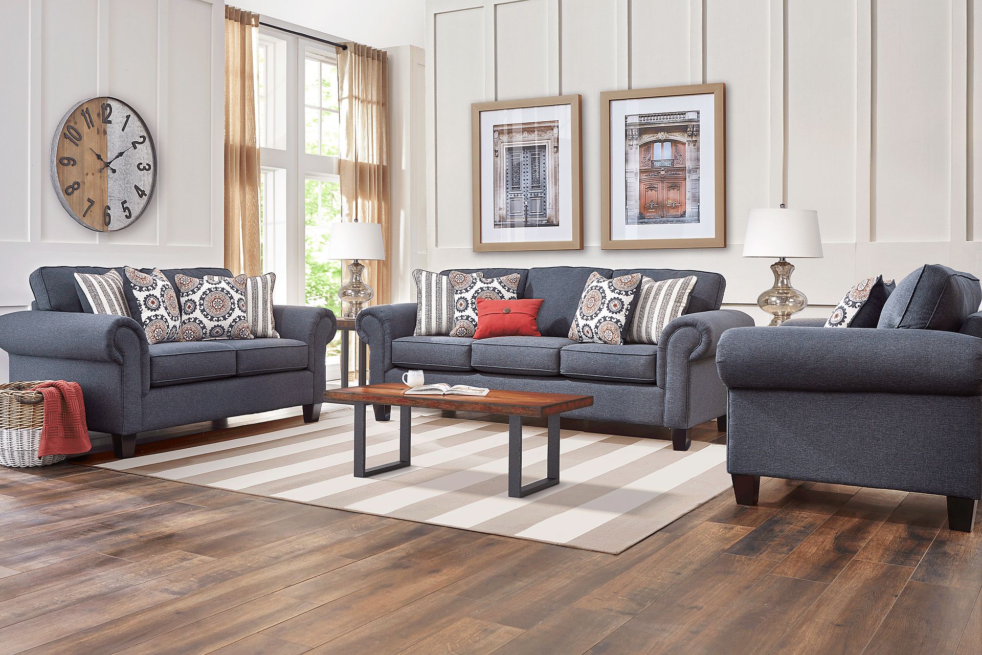 Oakhurst Denim Sofa - Image 2