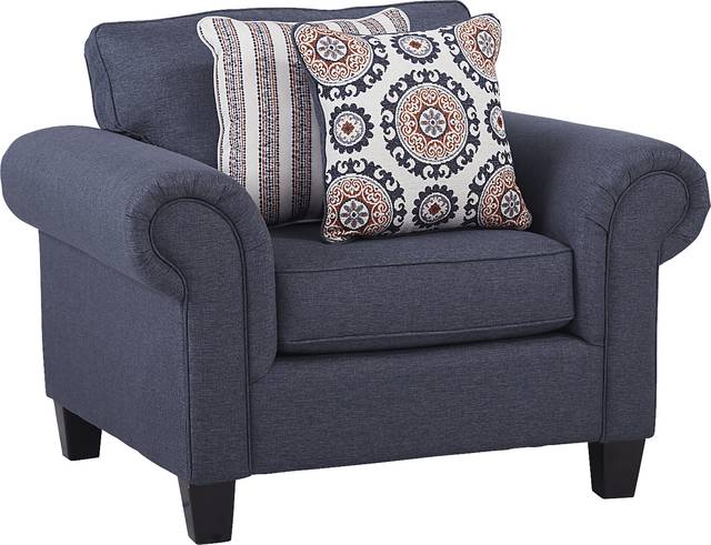 Oakhurst Denim Chair - Thumbnail - Image 1