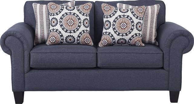 Oakhurst Denim Loveseat - Thumbnail - Image 1