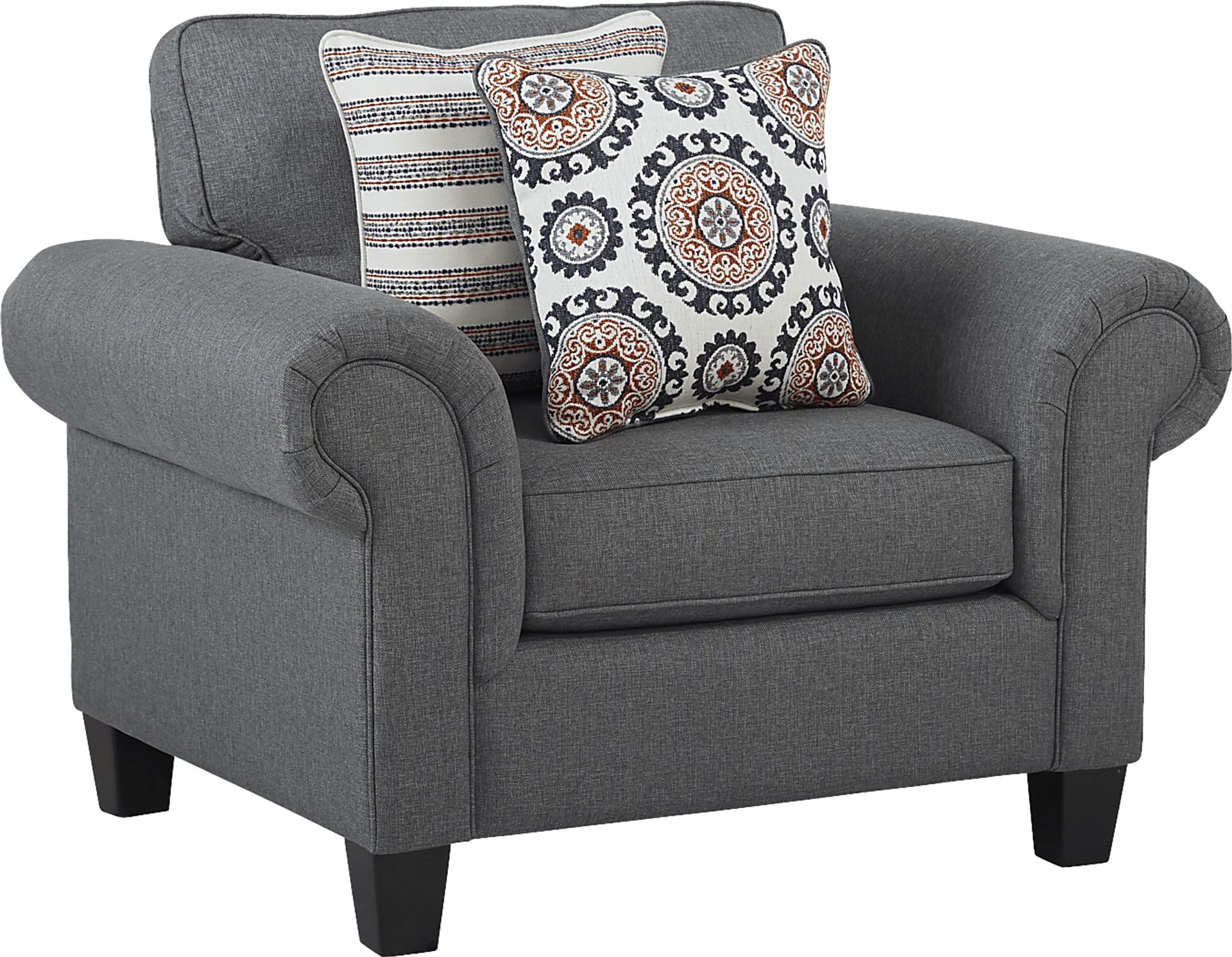 Oaklana Gray Polypropylene Fabric Chair | Rooms to Go